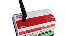 PiiGAB900/WL �te data bezdrátov� a p�evádí je na Ethernet.