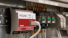 P�evodník PiiGAB820 naistalovaný v rozvad��i