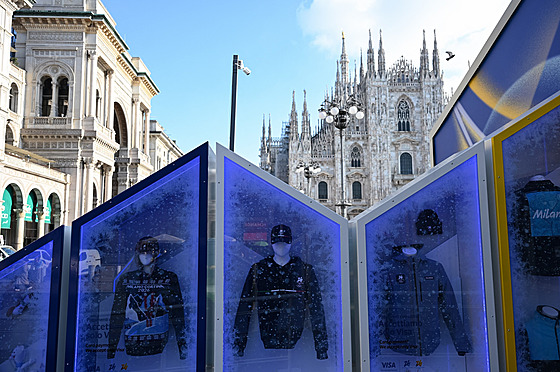 Italský Milán se chystá na olympijské hry.