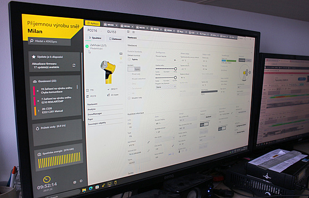Po sjezdovce chodili jako mravenci, teď vlekaři zasněžování řídí počítačem ze židle