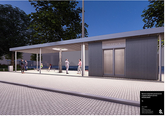 Stromy, kiosek i nová podoba památníku. Sady Pětatřicátníků čeká proměna