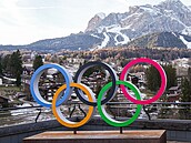 Italské m�sto Cortina d�Ampezzo se p�ipravuje na 25. zimní olympijské hry,...