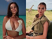 Modelka a miss Adéla �troffeková na dovolené (Zanzibar, leden 2026)