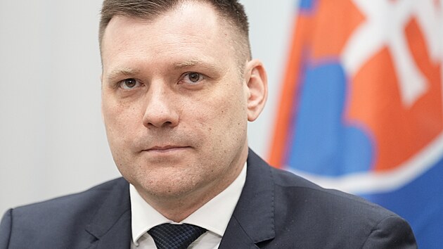 Slovensk� ministr �ivotn�ho prost�ed� Tom� Taraba na tiskov� konferenci v Praze (30. ledna 2026)