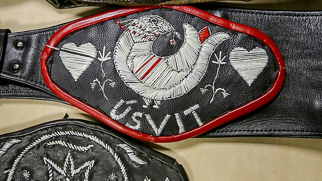 Kry�tof Makovec se zab�v� vyr�b�n�m dopl�k�m ke kroj�m �i vy��v�n�m pav�m brkem. (30. ledna 2026)