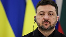 Ukrajinský prezident Volodymyr Zelenskyj ve Vilniusu v Litv� (25. ledna 2026)