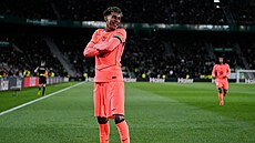 Lamine Yamal se raduje z gólu v utkání proti Elche.