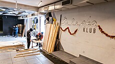 Hudební klub �elepka zahájil v lednu 2026 rekonstrukci.