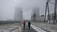 Jaderná elektrárna Dukovany.