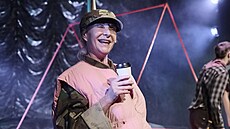 Ivana Wojtylová v inscenaci Hav� (premiéra v Divadle pod Palmovkou 6. února...