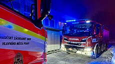 Hasi�i evakuovali kv�li po�áru pokoje na vysoko�kolských kolejích v Praze...