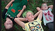 Vojta (vlevo) se svými bratry