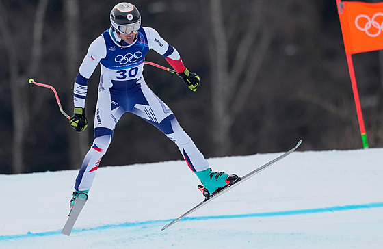 Jan Zabyst�an b�hem oficiálního tréninku mu�� ve sjezdu v Bormiu. (6. února...