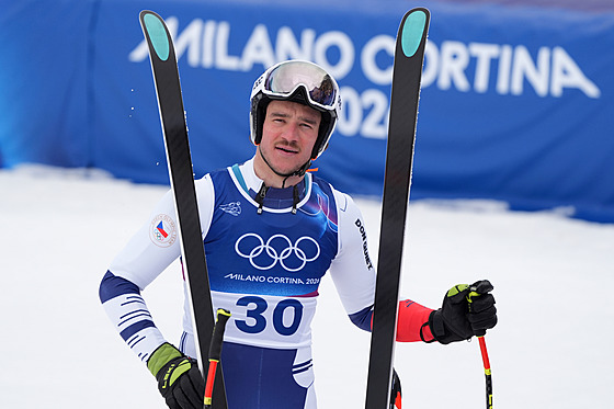 Jan Zabyst�an b�hem oficiálního tréninku mu�� ve sjezdu v Bormiu. (6. února...