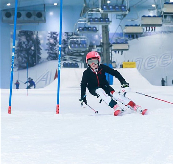 Devatenáctiletý Alex Astridge bude prvním ly�a�em z Dubaje, který se p�edstaví...