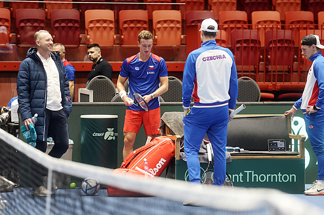 Hráči Davis Cupu se těší na fanoušky, v Jihlavě bylo vyprodáno za pár hodin