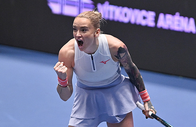 Vítězný návrat po dvou letech. Martincová prošla v Ostravě prvním kolem