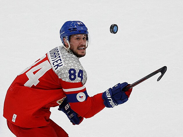 Tom� Kundr�tek z �esk� republiky v akci na ZOH v Pekingu 2022. (11. �nora 2022)