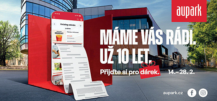 U� 10 let v�s m�me r�di - Aupark slav� v�ro��, ale d�rky z�sk�te vy