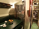 Takto vypadala d�stojnická jídelna na amerických druhovále�ných ponorkách, kdy�...