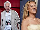Michael Douglas a Scarlett Johanssonová