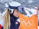 Lindsey Vonnová v Cortin� d'Ampezzo.