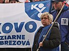Stovky odborá�� se se�ly v Ostrav� na mítinku na podporu evropského pr�myslu....