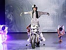 Yamaha do modelového konceptu integrovala i haptické rozhraní, které fyzicky...