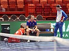Do v�kendov�ch z�pas� �vodn�ho kvalifika�n�ho kola Davis Cupu proti �v�dsku...