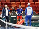 Do v�kendov�ch z�pas� �vodn�ho kvalifika�n�ho kola Davis Cupu proti �v�dsku...