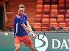 Do v�kendov�ch z�pas� �vodn�ho kvalifika�n�ho kola Davis Cupu proti �v�dsku...