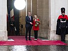 �eský premiér Andrej Babi� (ANO) na setkání s premiérkou Giorgiou Meloniovou v...