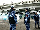 Milánský stadion San Siro p�ed zahájením olympijských her. (6. února 2026)