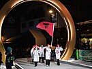 Slavnostní zahájení XXV. zimní olympiády v Itálii. Nástup Albánie. (6. února...