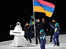 Slavnostní zahájení XXV. zimní olympiády v Itálii. Nástup Arménie. (6. února...