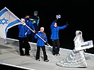 Slavnostní zahájení XXV. zimní olympiády v Itálii. Sportovci Izraele. (6. února...