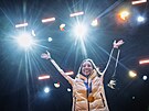 Snowboardistku Zuzanu Mad�rovou, která získala na olympijských hrách v Itálii...