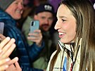 Snowboardistku Zuzanu Mad�rovou, která získala na olympijských hrách v Itálii...