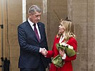 �eský premiér Andrej Babi� (ANO) na setkání s italskou premiérkou Giorgiou...