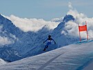 Italka Federica Brignoneová p�i olympijském sjezdu v Cortin�.