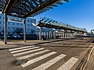 Autobusov� termin�l v Trutnov� (28. prosince 2025)