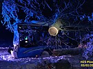 U obce Zahr�dka nedaleko V�erub na Plze�sku havaroval autobus. (3. �nora 2026)