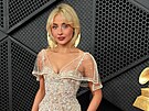 Sabrina Carpenterová na cenách Grammy v Los Angeles (1. února 2026)