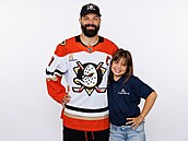 Hokejista Radko Gudas a Leontýnka Gudasová