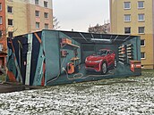 S pomalovanými objekty se mohou lidé v Ústeckém kraji setkat t�eba v D��ín�,...