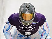 Skeletonista Vladyslav Heraskevy� má na helm� portréty zabitých ukrajinských...