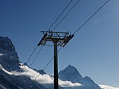 Lanovka Apollonio-Socrepes v Cortin� není krátce p�ed startem olympijských her...