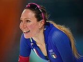 Italská rychlobrusla�ka Francesca Lollobrigidová vyhrála závod na trati 3 000...