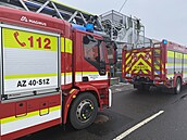 Hasi�i v Liberci vyjí�d�li k po�áru v nákupním centru Gé�ko. P�t lidí se...