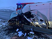 Policie zasahuje u vá�né dopravní nehody, která se udála na silnici I/27 u...